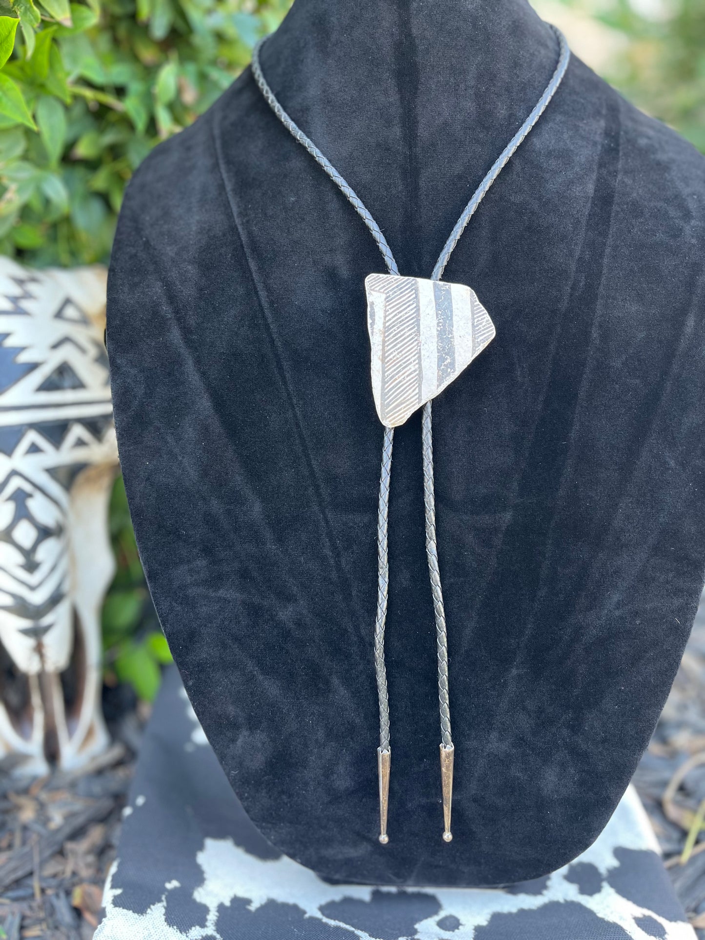 "Shattered Stripes" Bolo Tie