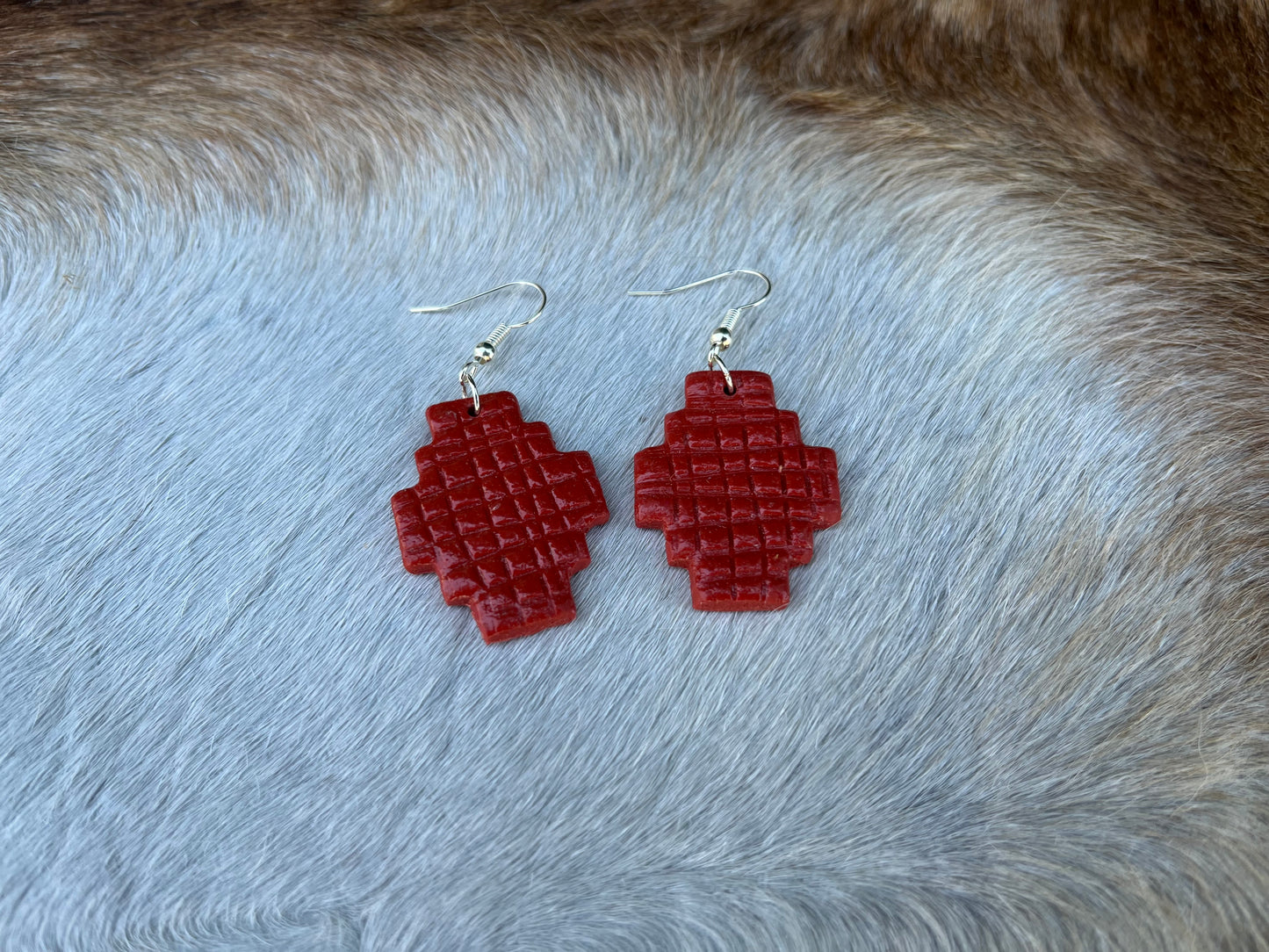 Textured Aztec Earrings