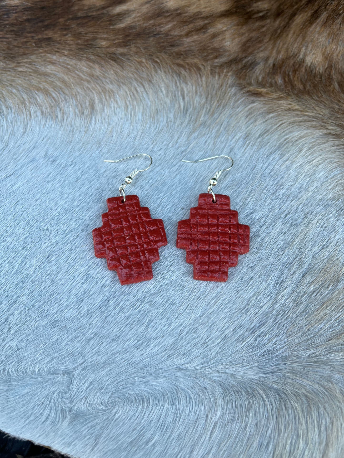 Textured Aztec Earrings