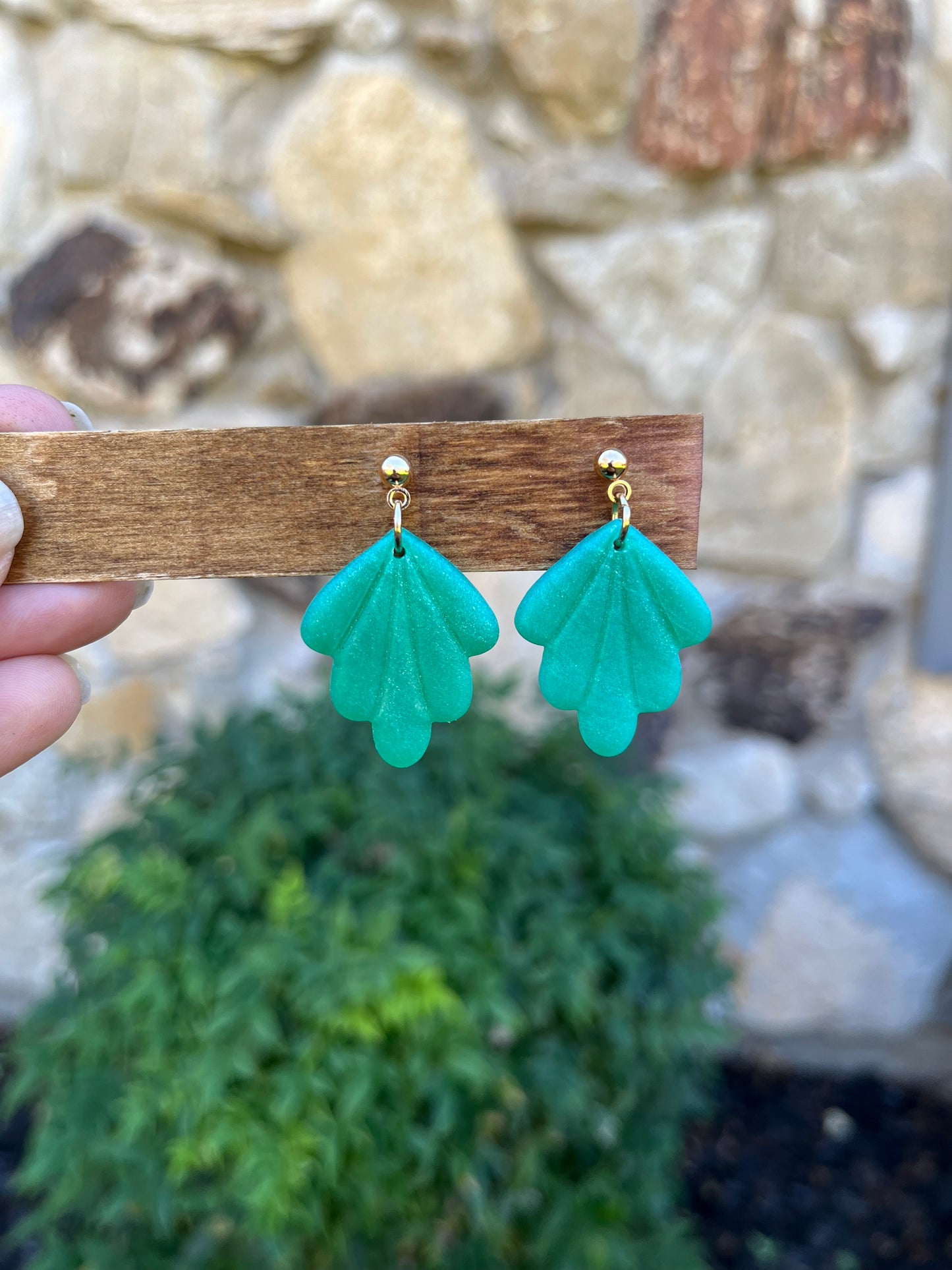 Small Boho Shell Earrings