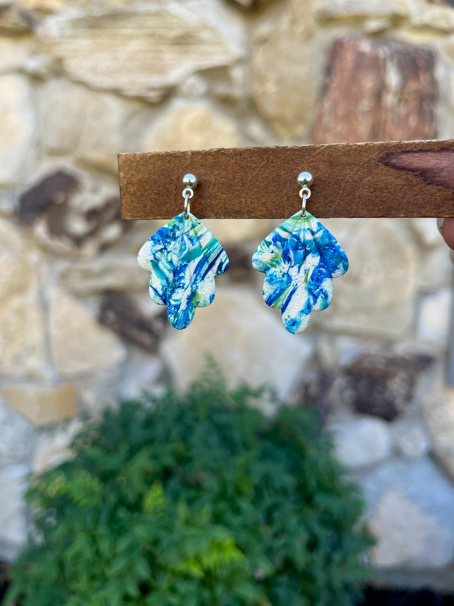 Small Boho Shell Earrings