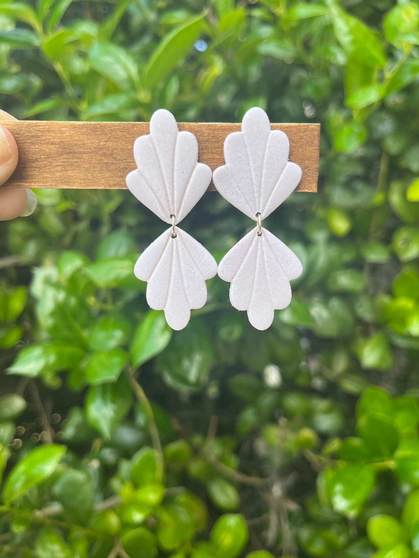 Scalloped Teardrop Earrings