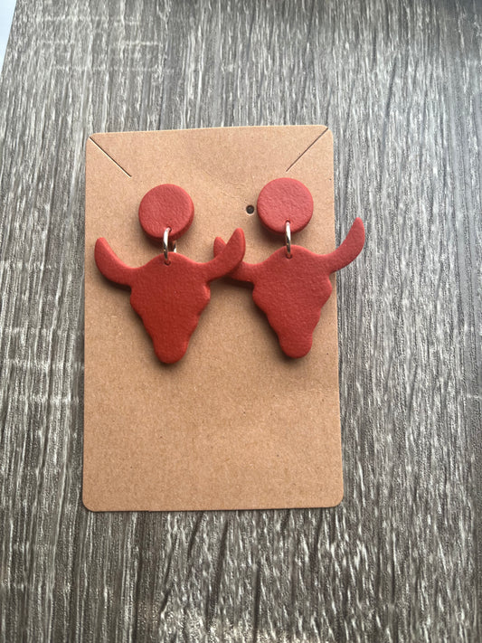 Longhorn Stud Earrings