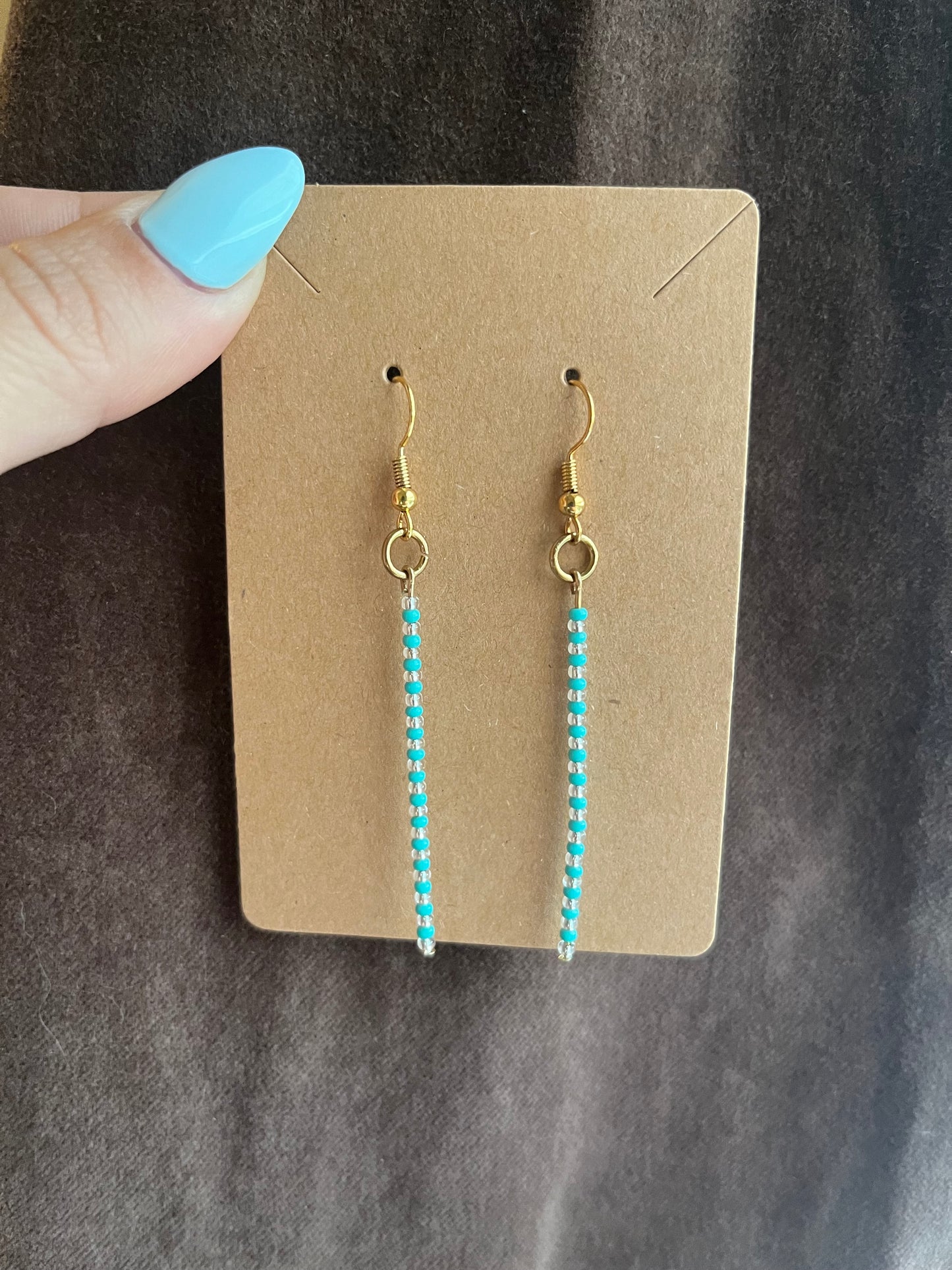 Single Seed Bead Earrings